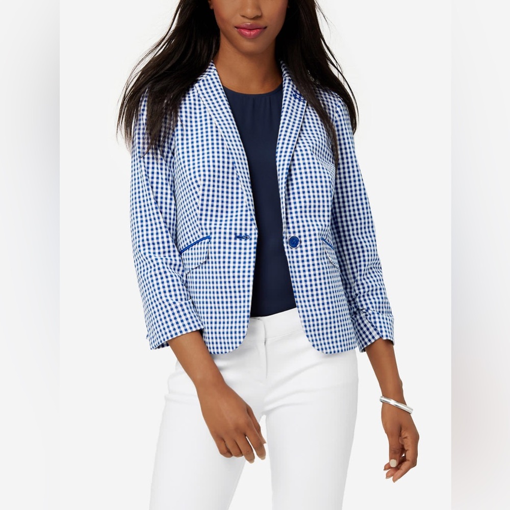 The Limited Gingham Blazer Size Medium
